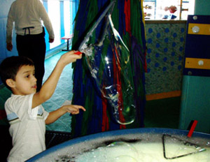 Bubble Fun at DuPage Children's Museum