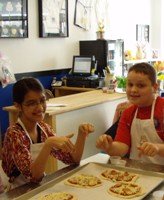 Making Pizza at A Kid's Kitchen