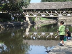 Naperville Riverwalk Bridge